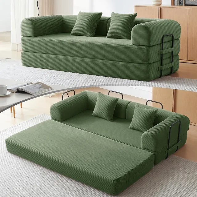 QQR 79" Convertible Sofa Bed